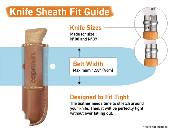 Opinel Leather Belt Sheath