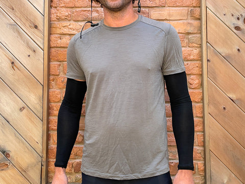 minimal, cycling, bike, layer, removable, sleeves, warmer, bamboo, lightweight, oopsmark