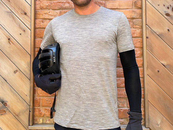 minimal, cycling, bike, layer, removable, sleeves, warmer, bamboo, lightweight, oopsmark